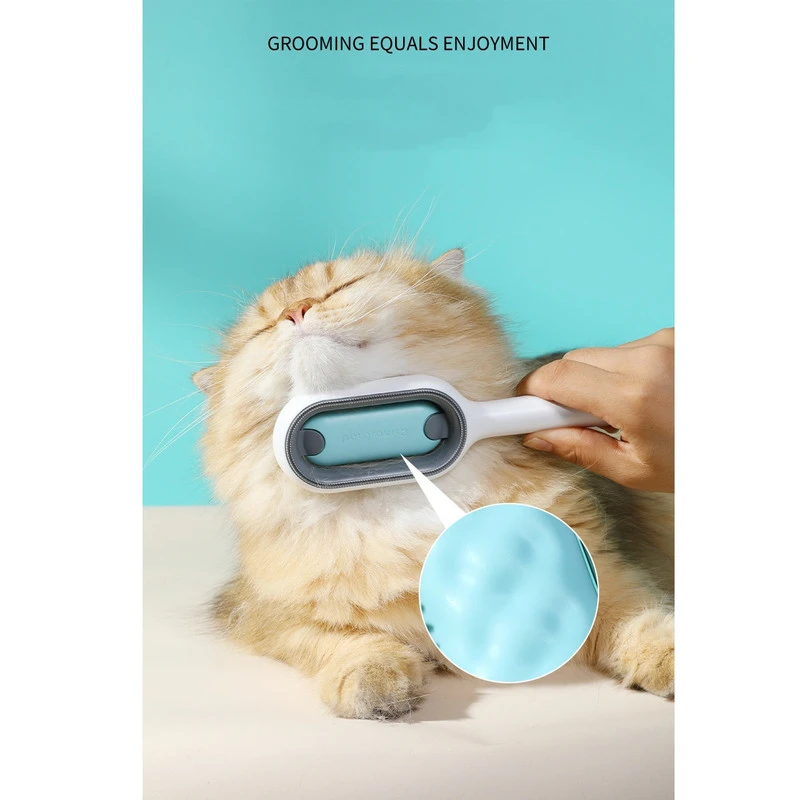 پرزگیر حیوانات خانگی و شانه ماساژور 2 پرزگیر حیوانات خانگی و شانه ماساژور برای آرامش پت شما