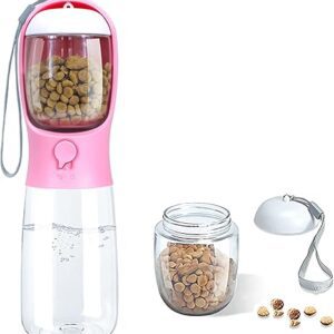 قمقمه پرتابل آب و غذا حیوانات خانگی