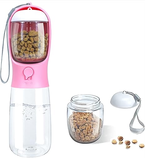 قمقمه پرتابل آب و غذا حیوانات خانگی 1 قمقمه پرتابل آب و غذا حیوانات خانگی