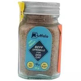طعم دهنده غذای سگ و گربه برند بوفالو با طعم گوشت ۵۰ گرمی